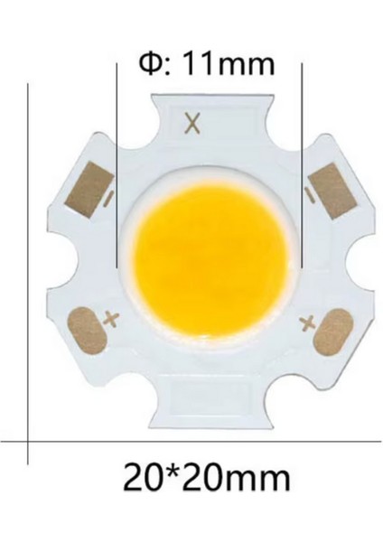 12V 5W Gün Işığı Cob LED (3 Adet)