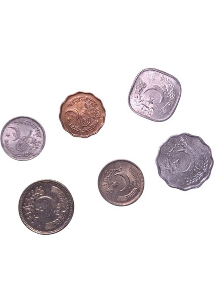 Pakistan Madeni Para Seti Çil(1-2-5-10-25-50) fiyatları