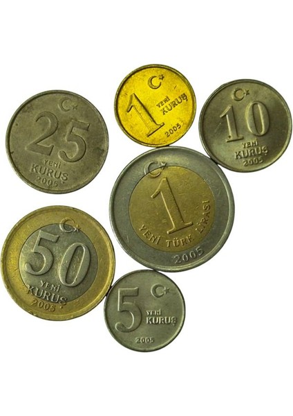 2005 Yılı YTL Madeni Seti