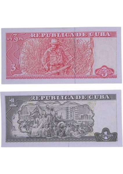 Küba 1 ve 3 Pesos Çil fiyatları