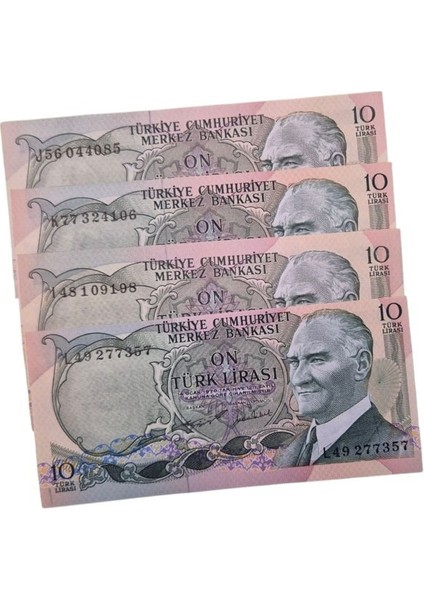 6. Emisyon I-J-K-L Harfleri 10 Lira Çil