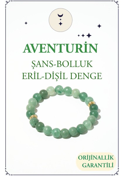 Aventurin Doğal Taş Bileklik Doğal Taş