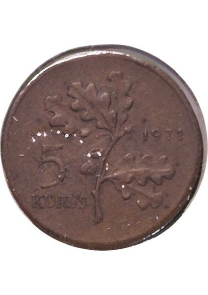 1971 Yılı 5 Kuruş