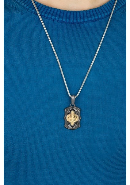 Özel Tasarım Vintage Karartmalı Hayat Ağacı Gümüş Erkek Kolye fiyatları