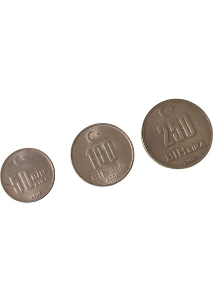 2002 Yılı 50-100-250 Bin Lira