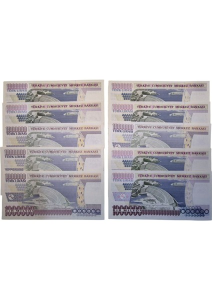 7. Emisyon 1 Milyon Harf Takımı 10 Adet Çil fiyatları
