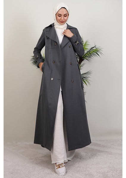 Terra Trençkot Koyu Gri fiyatları