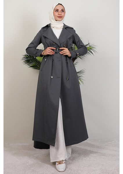 Terra Trençkot Koyu Gri modelleri