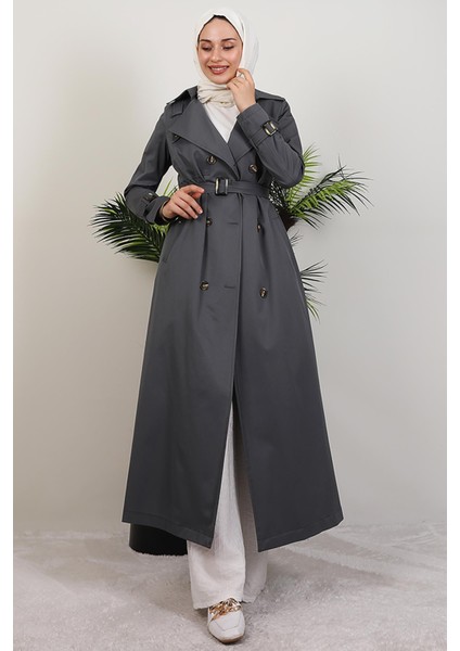 Terra Trençkot Koyu Gri fırsatları