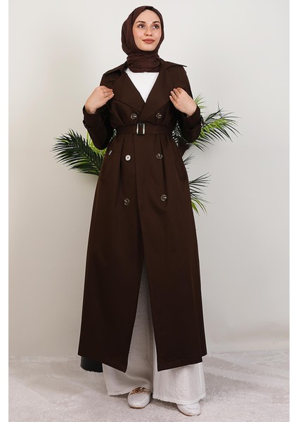 Terra Trençkot Acı Kahve modelleri