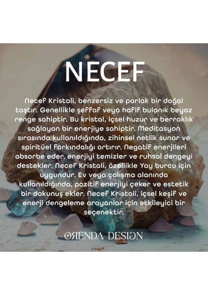 Necef Doğal Taş Bileklik (Zihinsel Odaklanma ve Denge) Aa Kalite indirimleri