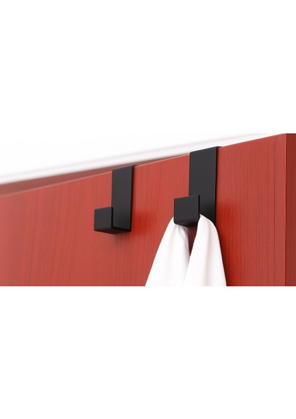 Askılık Kapı Arkası Bornoz Askılığı Çok Amaçlı Askı Mutfak Banyo Askılığı Havlu Askılığı 4 Adet