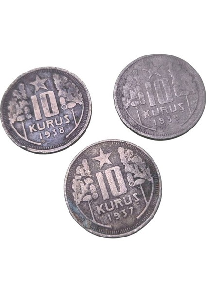 1937-38-39 Yılları 10 Kuruş