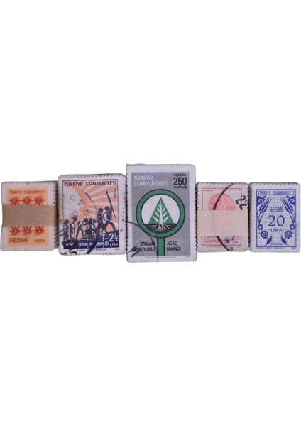 5 Top Yerli Damgalı Pul Lotu