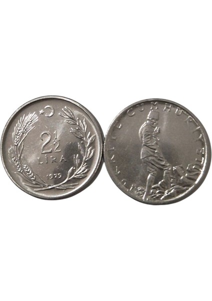 1979 Yılı Ters-Düz Çil 2,5 Lira