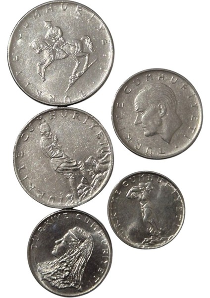 1975-1979 Yılı Aktominal Para Seti