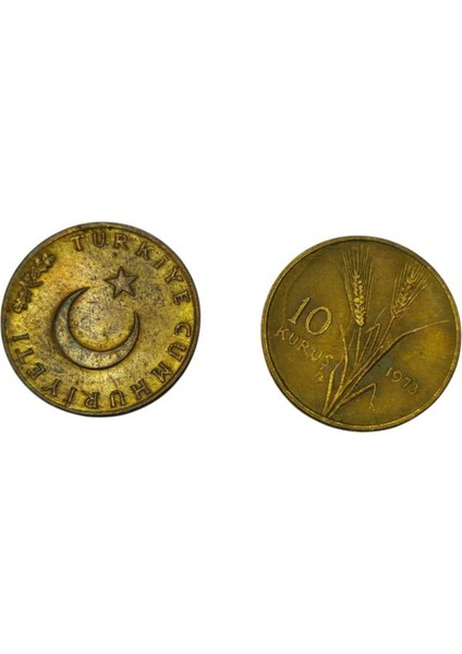 1973 Yılı 10 Kuruş Ters Düz Takım fiyatları