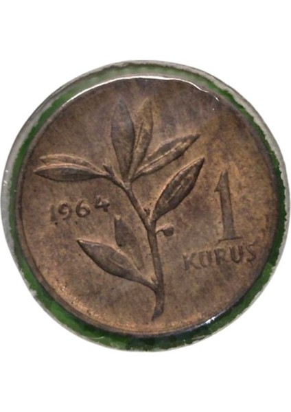 1964 Yılı 1 Kuruş Çil