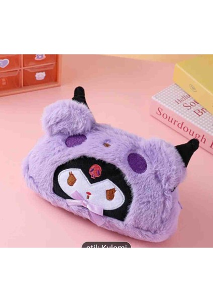 Sanrıo Kuromi Karikatür Peluş Kalemlik kalem kutu