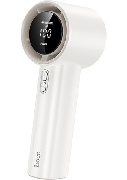 Taşınılabilir Şarjlı Mini El Fanı 7 Saat Turbo Üfleme Dijital LCD Ekran 100 Kademe Ayarlı Masaüstü Fan HX64 indirimleri