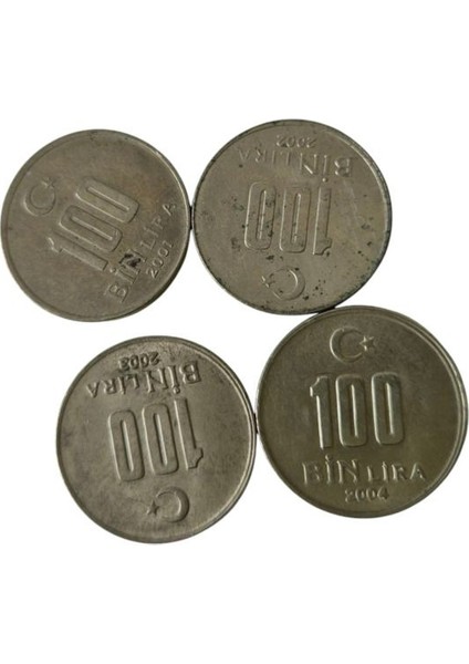 2001-2002-2003-2004 Yılı 100 Bin Lira Çil-Ça