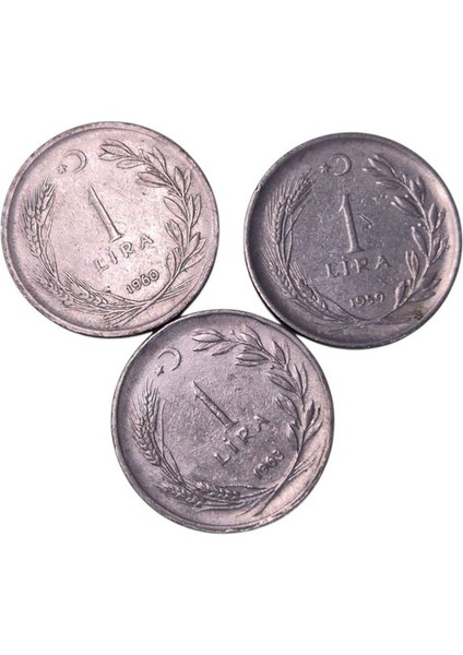 1959-60-63 Yılı 1 Lira