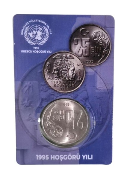 Hatıra Hoşgörü Yılı 25 Bin Lira Çil fiyatları