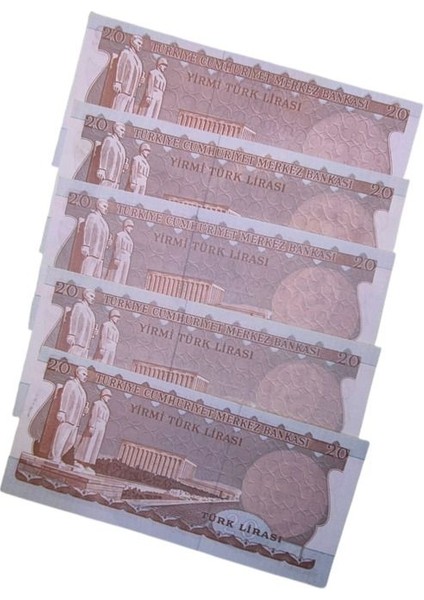 6. Emisyon 20 Lira C-E-G-H-I Çil fiyatları