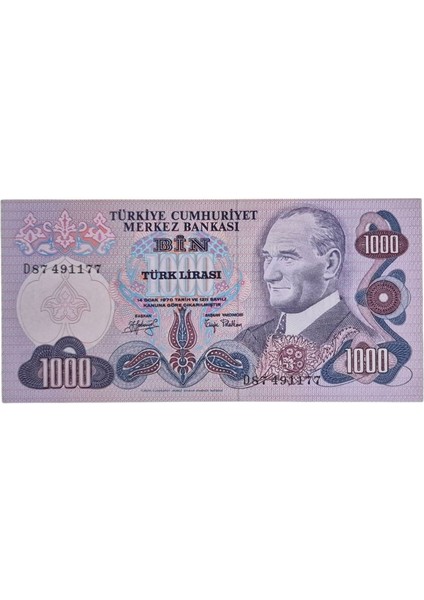6. Emisyon Bin Lira Çil