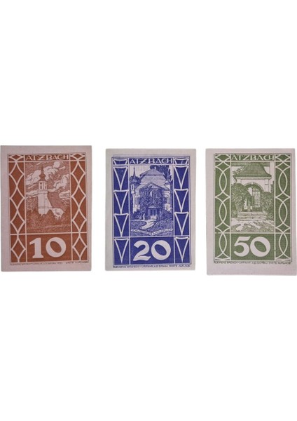 1920 Yılı 10-20-50 Atzbach Çil