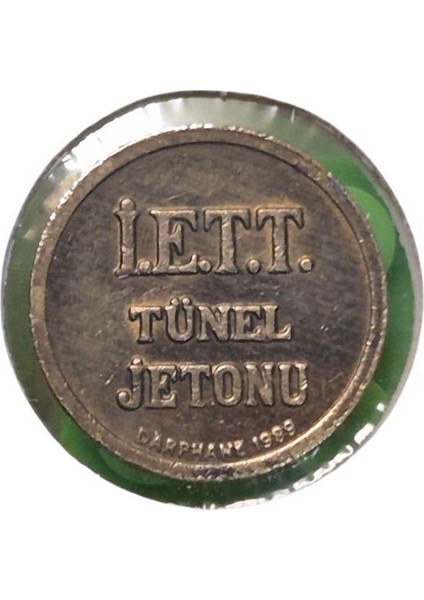 İett Tünel Jetonu Darphane 1989 Yılı Çil