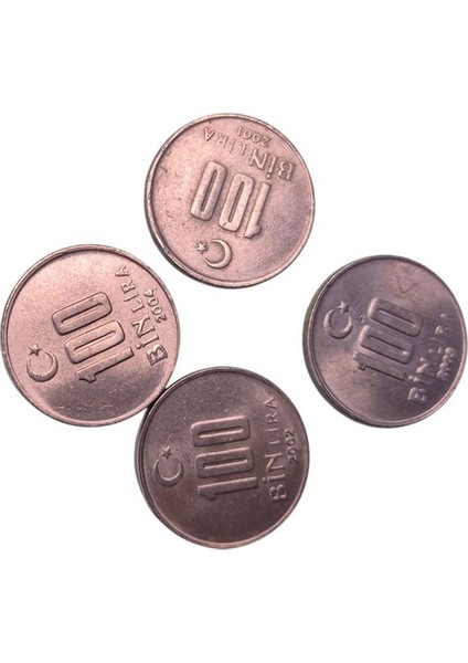 2001-2002-2003-2004 Yılı 100 Bin Lira Çil-Ça