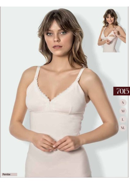 Iç Giyim Godewo Dantelli Pamuklu Emzirme Atleti