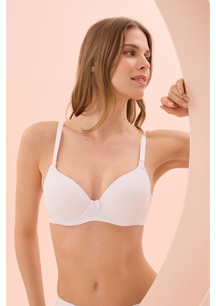 Iç Giyim Nbb Kaplı Balenli Emzirme Sütyeni Desteksiz