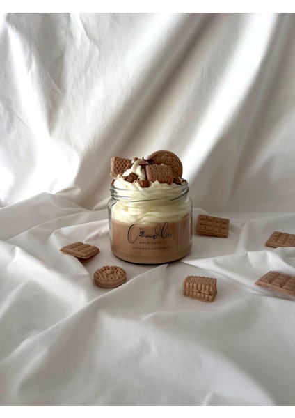 Cookie Dream Candle Çikolata Kokulu 240GRAM Doğal Soya Mumu - El Yapımı fiyatları