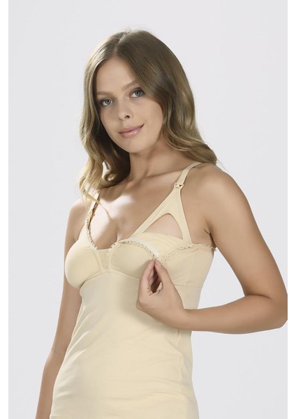 Iç Giyim Nbb Pamuk Kumaş Balensiz Emzirme Atleti