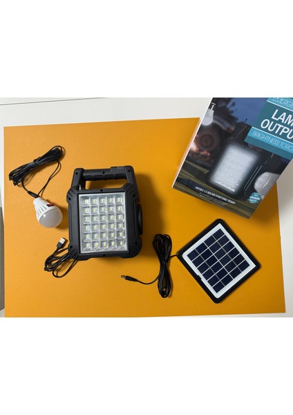 Solar Aydınlatmalı Müzik Çalar Kamp Seti fiyatları