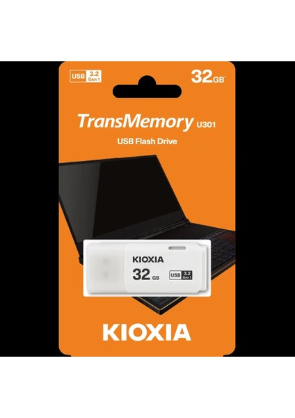 Kıoxıa U301 32GB USB 3.2 Gen1 Transmemory Flash Disk (Beyaz) modelleri