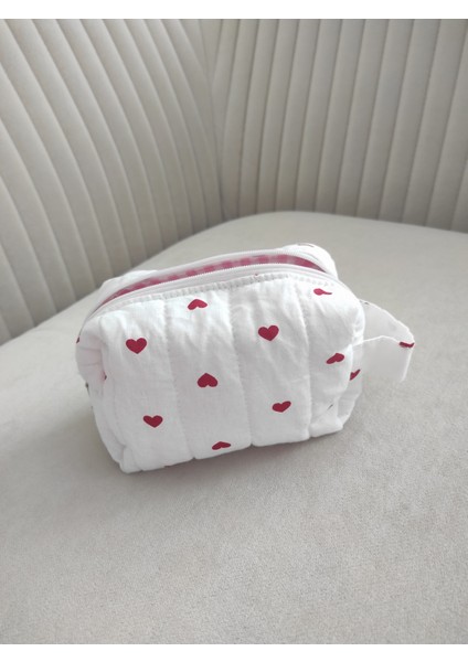 Makyaj Çantası, Seyahat Çantası, Ruj Çantası, Organizer 7x7x13 cm Küçük Boy modelleri