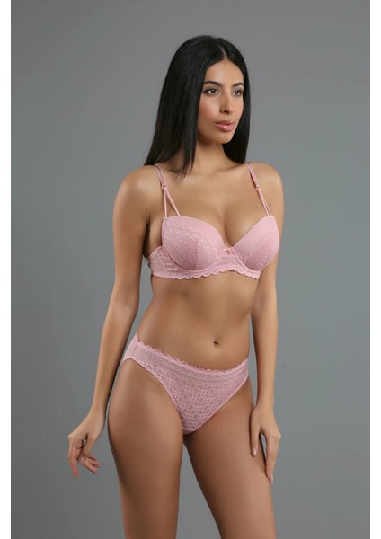 Iç Giyim Newbra Destekli Sütyen Slip Külot Ipli B Cup Takım fiyatları