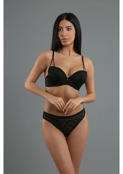 Iç Giyim Newbra Destekli Sütyen Slip Külot Ipli B Cup Takım