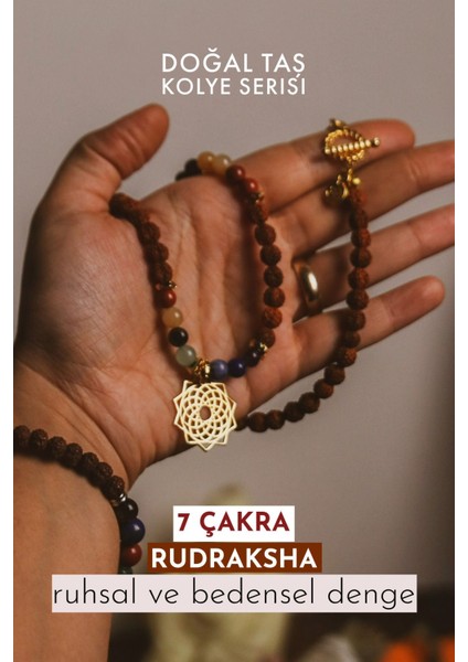 Ruhsal Denge – Torus- 7 Çakra – Rudhaska- Doğal Taş Kolye modelleri