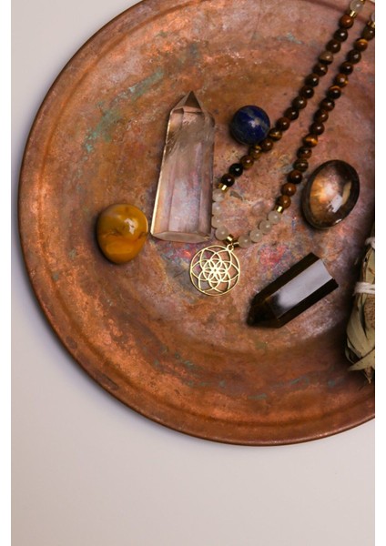 Güç/korunma – Yaşam Tohumu – Kaplan Gözü – Ay Taşı Doğal Taş Kolye indirimleri