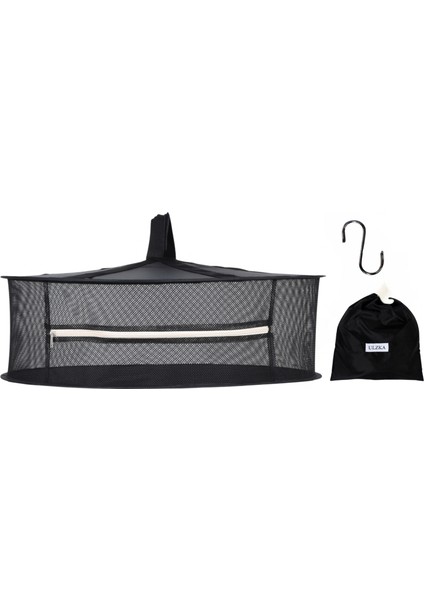 1 Katlı Fermuarlı Meyve Sebze Bitki Kurutma Filesi | Katlanabilir Meyve Sebze Bitki Doğal Kurutma Sepeti