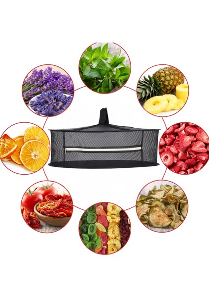 1 Katlı Fermuarlı Meyve Sebze Bitki Kurutma Filesi | Katlanabilir Meyve Sebze Bitki Doğal Kurutma Sepeti indirimleri