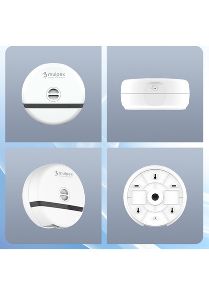 Duvara Monte Mini Jumbo Tuvalet Kağıdı Dispenseri / Kağıtlık | Premium Abs Gövde, Anahtarlı Kilit, Vidalı & Yapışkan Montaj – Beyaz fiyatları