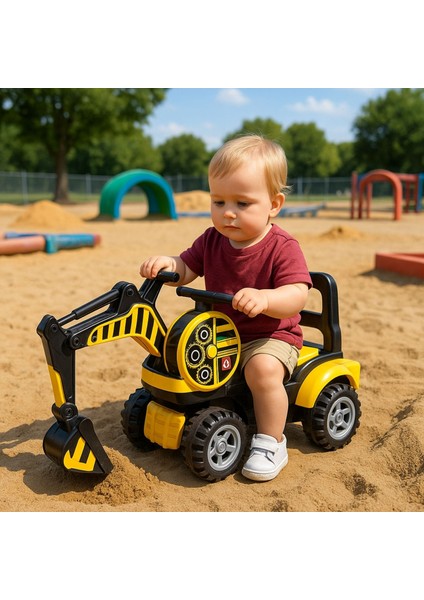 Bingit Mini Ekskavatör-Sür Kaz Oyna Kepçe-Kum Parkı Kepçesi