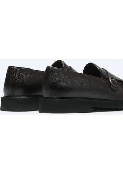Kahverengi Deri Smart Casual Loafer fırsatları