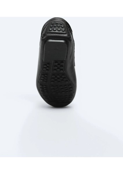 Siyah Deri Smart Casual Loafer modelleri
