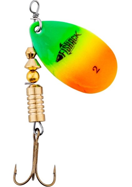 Döner Kaşık - Fishack Glidex - Gökkuşağı - 5g - No:2 - Alabalık/turna/levrek Olta Kaşığı fiyatları
